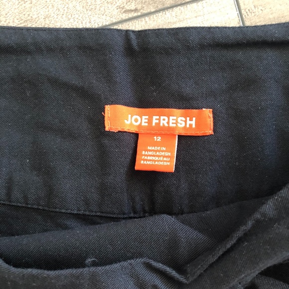 Joe Fresh Black Palazzo/Wide Leg Crop Pants - Picture 5 of 9